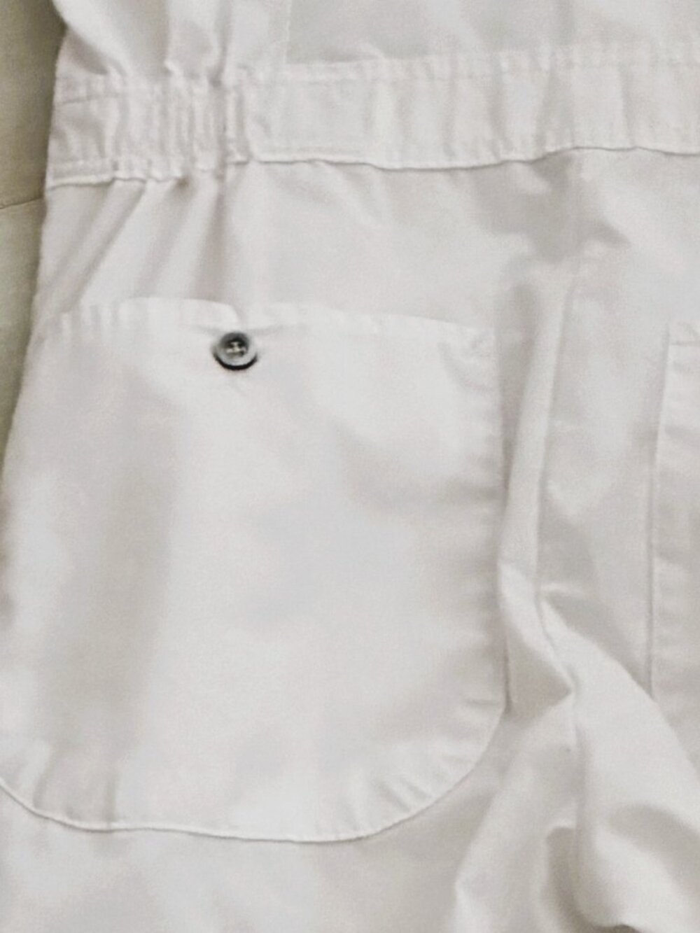 Red Kap White Short Sleeve Speedsuit Workwear Jumpsuit Coveralls Size Small - Picture 4 of 7